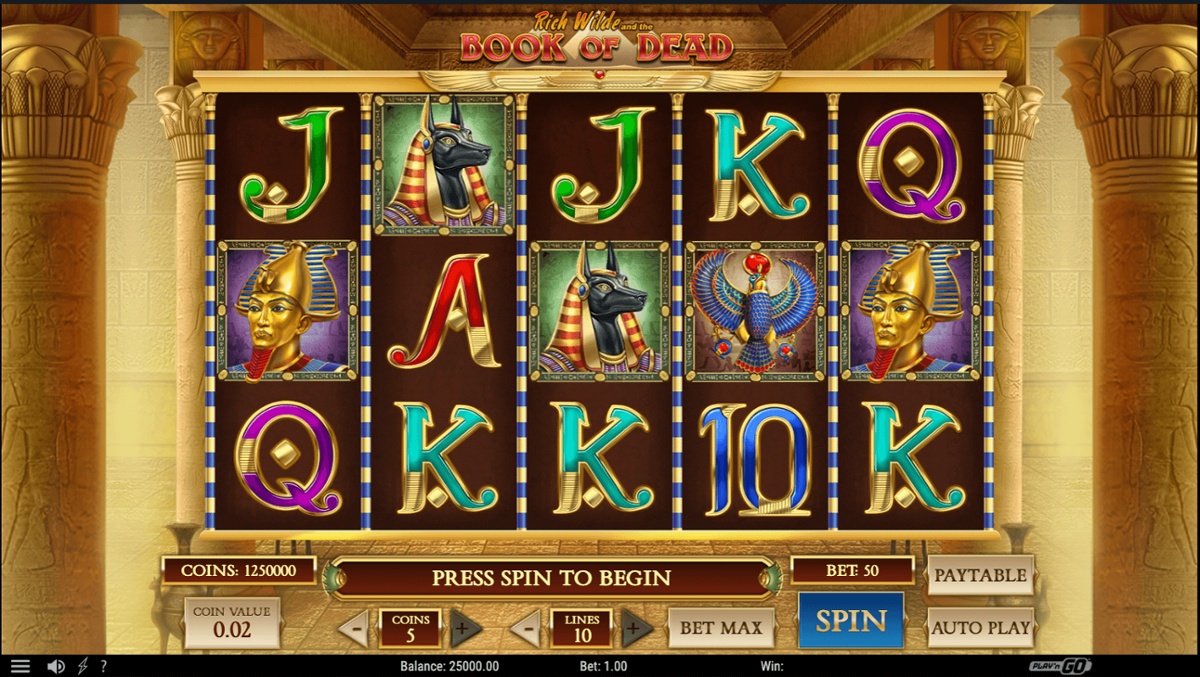 Book of Dead free slots